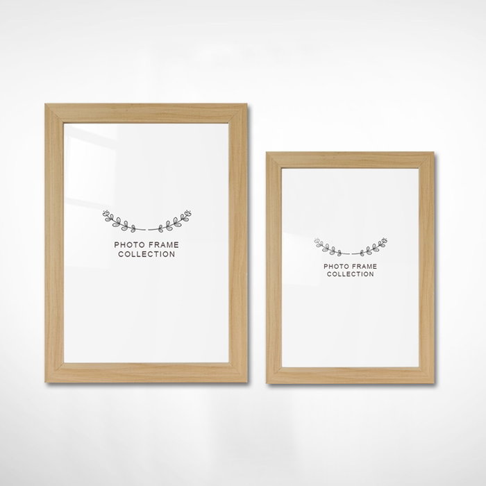 Aberto Design Set de 2 Marcos de Fotos Naturales (10x15 cm y 13x18 cm) Aberto Design Set de 2 Marcos de Fotos Naturales (10x15 cm y 13x18 cm)